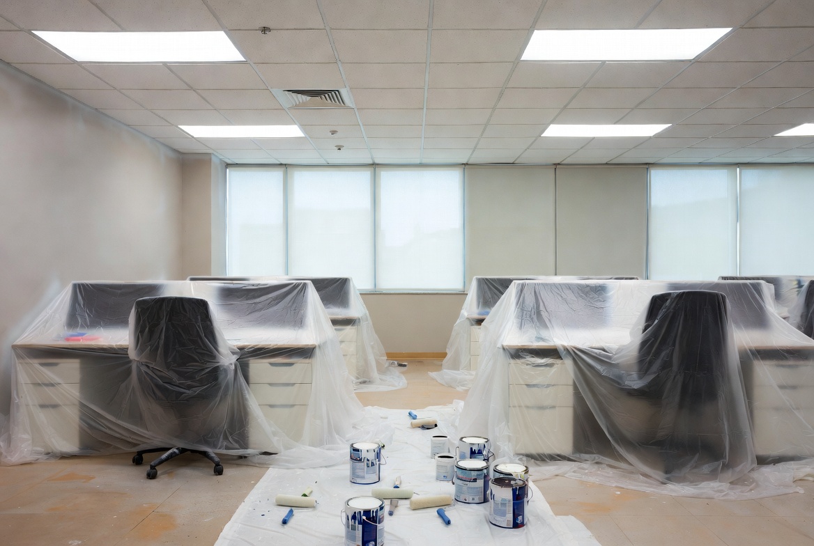 Commercial office painting
